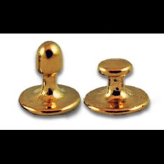 Gold Collar Buttons Pack of 6 SKU 2COLBTN12